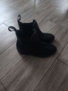 Botki skóra naturalna wyrób ręczny r38