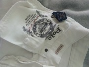 Ralph Lauren Polo spodnie białe jeans 38 40