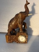 Figurka słonia  z zegarkiem