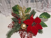 Stroik/ wiązanka bożonarodzeniowa na cmentarz,  płyta obciążona 