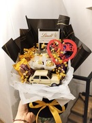 Flower box dzień dziadka fiat 126p urodziny 