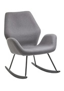 Jysk Fotel Bujany Jarlebjerg Szary/Czarny