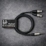Zestaw przewodów kabli XLR TRS do IEM stereo 4 osoby- HA6000 PM1 P2