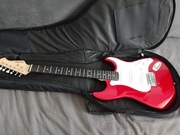 Gitara elektryczna Harley benton czerwona kolorystyka