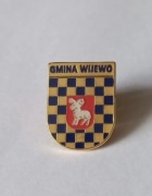Herb gmina Wijewo przypinka pin metaliczna odznaka wpinka