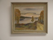 Obraz olejny Pejzaż 1953 rok