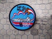 Naszywka NF-5 RNLAF Double Dutch Niderlandy rzep velcro