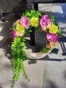 Wianek ze storczykami na drzwi, Wianek całoroczny