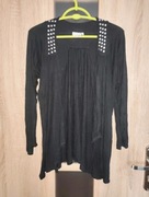 51 Czarna narzutka bolerko z cekinami rozmiar L