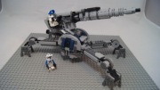 Lego Star Wars 501 clone AV-7 Anti-Vehicle Cannon custom 75045 figurki