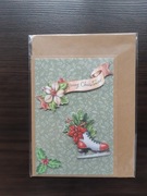 Ręcznie robiona kartka na święta Bożego Narodzenia