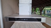 Okap kuchenny kominowy Mastercook 60 cm, stal + szkło, dotykowy