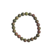 BRANSOLETKA UNAKIT KAMIEN HARMONII ODNOWY EMOCJONALNEJ WEWNETRZNEGO SPOKOJU