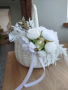 Gotowa dekoracja koszyczka ozdoba koszyczka wielkanocnego  zestaw