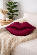 Poduszka Welurowa Usta