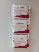 CLEANIC chusteczki do demakijażu. Cera sucha. Zestaw 3 paczek. 
