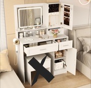 Toaletka z podświetlanym lustrem Led. Bez stołeczka