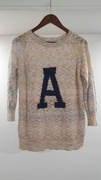 Sweter damski z aplikacją litery A Red Herring rozmiar L/40/12 Polecam!