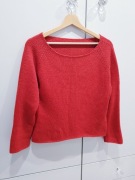 Damski dzianinowy zimowy sweter