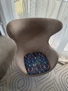 Fotel Egg Jajo Premium Obrotowy z funkcją bujania