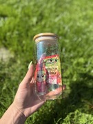 Szklanka brokatowa 550 ml Labubu