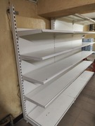 Regał sklepowy przyścienny 3m biały Tegometall – Magazyn, Sklep, Garaż