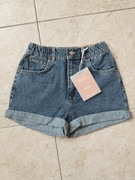 Krótkie spodenki jeansowe szorty mom jeans denim 