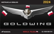 INSTRUKCJA OBSLUGI HONDA GL 1800 GOLD WING GOLDWING 2024r j.POLSKI 