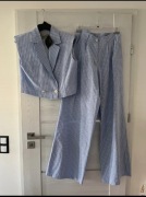 Elegancki komplet Lady drama kamizelka spodnie rozmiar 2 M/L nowe 