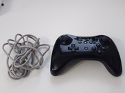 Oryginalny Wii U Pro Controller czarny + kabel do ładowania