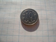 Polska moneta 10 gr groszy 2018