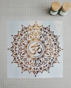 Szablon Mandala, malarski, DIY, tynku ozdobnego, scrapbookingu - Nr M5