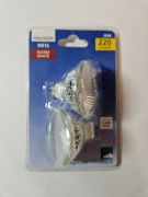2x Żarówki halogenowe MR16 GU5.3 – 20W 12V – Ciepła barwa (220 lm)