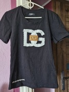 Koszulka T-shirt damska czarna 38 Dolce&Gabbana
