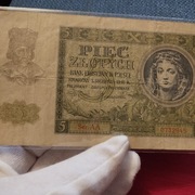 Banknot 5 zł 1941 seria AA 