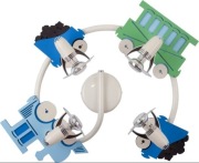 Lampa sufitowa Nowodvorski Lighting Train 6598 dziecięca 4xE14 R50 x 40W