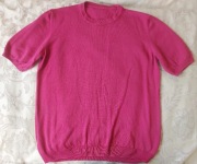 Peter Hahn sweter damski różowy 100% wełna M  L XL