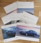 Honda Accord zestaw broszury foldery prospekty