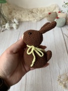 Szydełkowy Zajączek- rękodzieło, wielkanocna dekoracja, Wielkanoc, bunny
