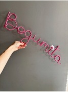 Imię na ścianę dla dziewczynki , piękna dekoracja pokoju 8 literek