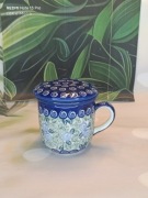 Kubek ceramiczny do parzenia ziół ceramika Z.C. Bolesławiec
