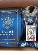 Tarot A.E Waite mini + książka tarot intencyjny + worek na karty satyna