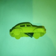 Temperówka garbus zabawka PRL Patent w 32047