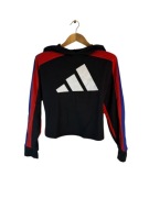 Bluza z kapturem dziecięca Adidas duże logo 12 lat