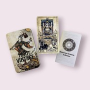 Vintage Tarot Deck in Gold-Edged Metal Tin – Classic Retro Rider-Waite 