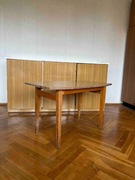 Prostokątny stolik kawowy PRL