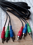Przewód RCA Cinch X 3 - RCA Cinch X 3 kabel 240cm + Drugi przewód gratis