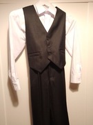 Elegancki komplet dla chłopca kamizelka spodnie koszula