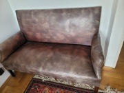 kanapa skóra / stara / antyk