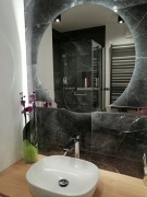 Lustro LED koło z podświetleniem średnica 120 cm